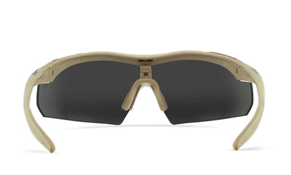 WX VAPOR 2.5 Visiere: grigio/trasparente/ruggine chiaro, montatura: marrone chiaro opaco