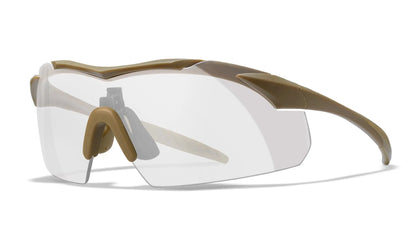 WX VAPOR 2.5 Visiere: grigio/trasparente/ruggine chiaro, montatura: marrone chiaro opaco
