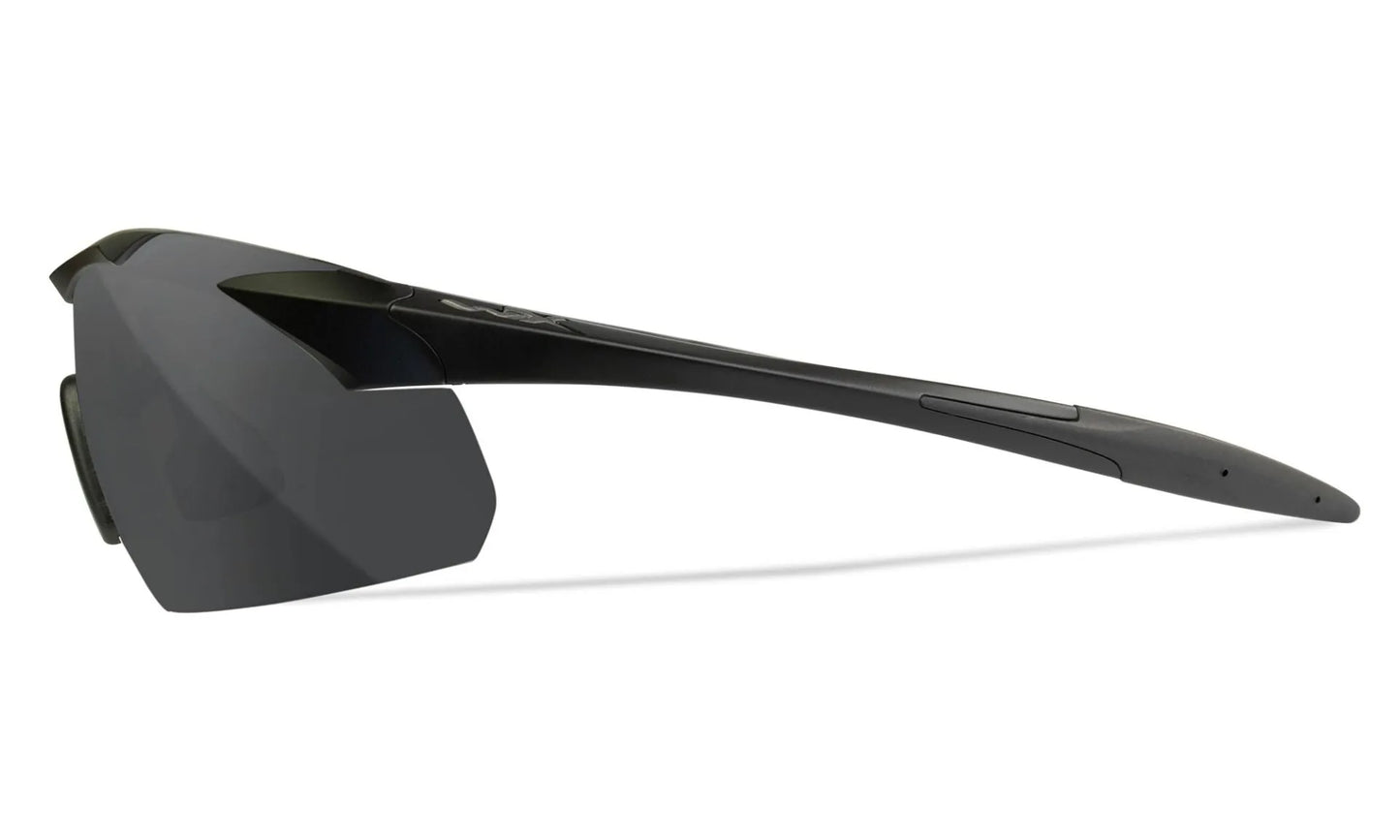 WX VAPOR 2.5 Visiere: grigio/trasparente/ruggine chiaro, Montatura: nero opaco